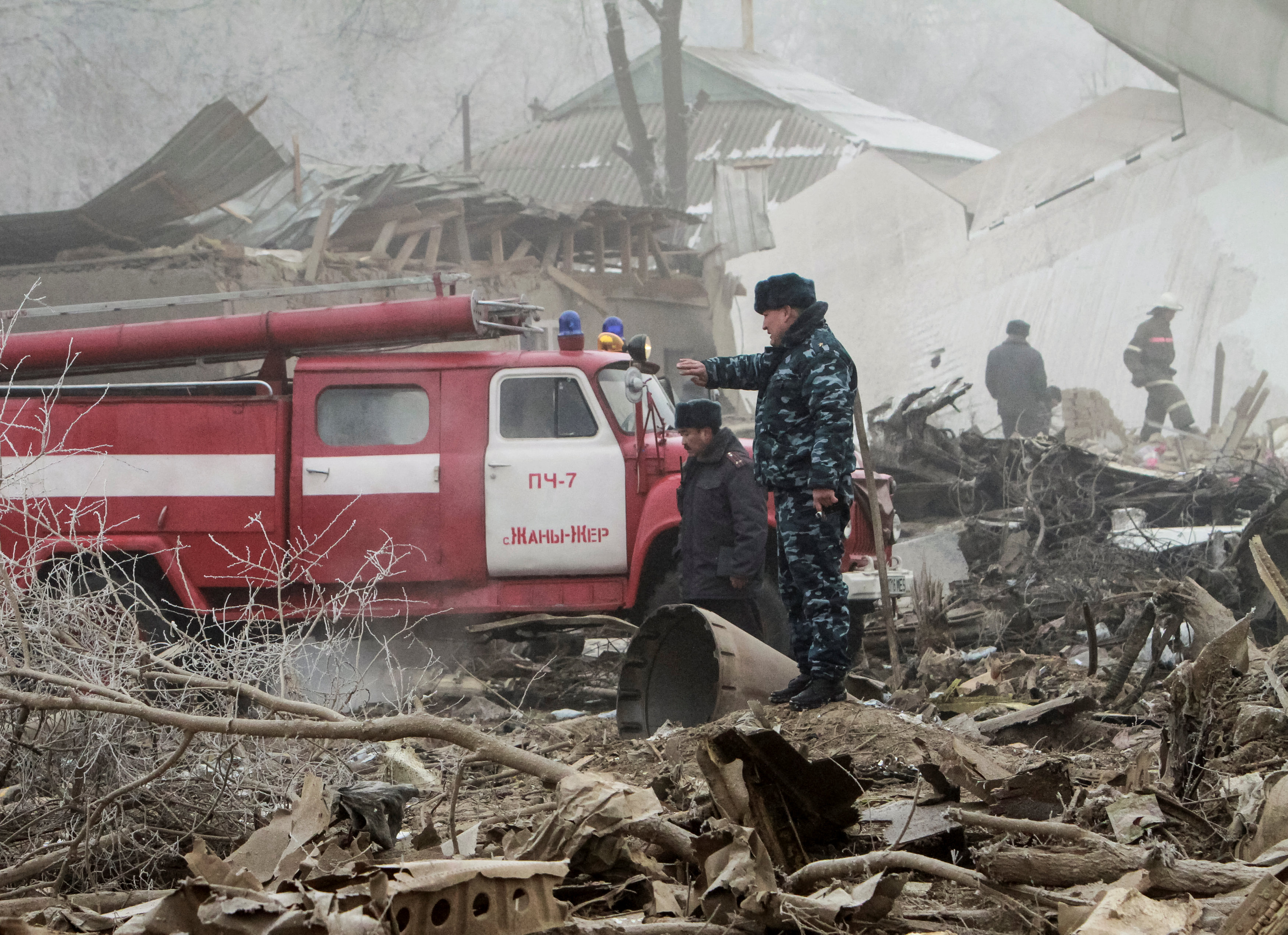 Houses fell to a Turkish cargo