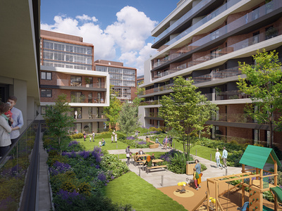 Resdience One látványtervek: pihenőterasz