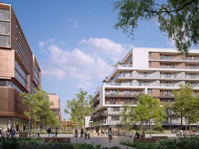 Resdience One látványtervek: pihenőterasz