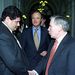 1997: Horn Gyula miniszterelnök Medgyessy Péter pénzügyminiszter társaságában látogatást tett a Postabank és Takarékpénztár Rt. budapesti központjában.