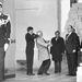 1984. november. A hivatalos látogatáson Párizsban tartózkodó Kádár János az Elysée-palotában Francois Mitterrand-nal.