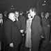1948. november. Rákosi miniszterelnök-helyettes és Kádár János belügyminiszter a Nagy Októberi Szocialista Forradalom évfordulója alkalmából az Operaházban rendezett fogadáson.