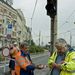 A parkoló autókat már korábban elszállították, a fővárosban nagy a torlódás