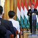 Orbán Viktor miniszterelnök beszél. 