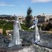 2007. június 29., ezüst festékkel lefestették a gellérthegyi víztározón található Buda-király és Pest-kisasszony bronzszobrot Lesenyei Márta szobrászművész alkotását