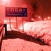 Olvasónk az M7-es autópálya Dunaújvárosi leágazásánál akadt el a hóban.