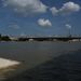 A Duna már a híd acélszerkezetét mossa