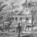 A „szarvas-akol” 1866-ban, az Állatkert megnyitásának idején
