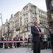 Tarlós István főpolgármester beszél a megújult Ferenciek tere és környéke átadási ünnepségén