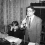 Solt Ottilia és Kőszeg Ferenc a Szabad Kezdeményezések Hálózata valamelyik megbeszélésén 1988 táján.