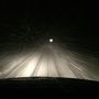 Balatonújlak közelében az M7-esen Budapest felé szakad a hó, 60-nal lehet haladni. - Viktor