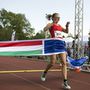 Nagy Csilla a 12 kilométeres futás női győztese