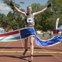 Balázsi Dávid a 12 kilométeres futás férfi győztese