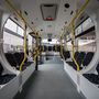 A képen az egyik hazai magyar buszgyártó, az Ikarus Egyedi Autóbuszgyártó Kft. (volt Mabi Bus) Modulo nevű elektromos buszának belseje