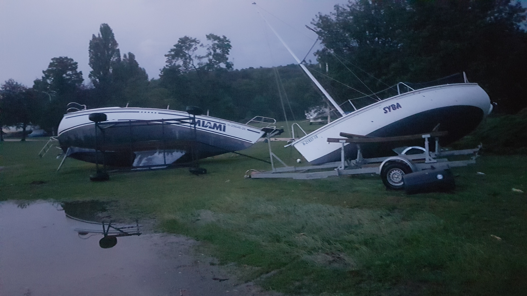 Budapest felett a vihar Gazdagrétről fotózva