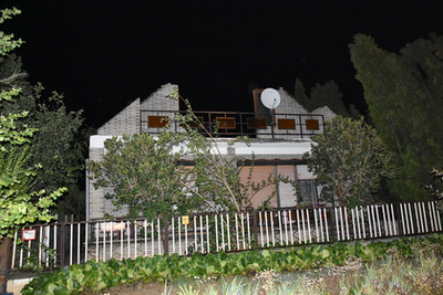 Budapest felett a vihar Gazdagrétről fotózva