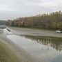 A Duna mellékágának ártere a felvidéki Medve határában 2018. október 16-án.