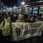 Wednesday night there were protests at several spots across Budapest reacting to the laws passed at the scandalous Parliamentary session earlier that day. Párbeszéd's MP Bence Tordai invited people for a 