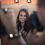 A győztes 20 éves nagykanizsai Tótpeti Lili a Miss World Hungary eredményhirdetésén a budapesti Lóvasút Rendezvényközpontban 2021. október 29-én