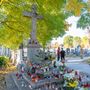 A Budafoki temető 2021. október 31-én