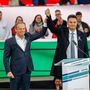 Donald Tusk, az Európai Néppárt vezetője és Márki-Zay Péter, az ellenzéki összefogás miniszterelnök-jelöltje