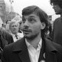 Orbán Viktor, a Fiatal Demokraták Szövetségének szónoka (k) és Deutsch Tamás a Fidesz Országos Választmányának tagja (j) az 1848-49-es forradalom és szabadságharc alkalmából rendezett ünnepségen a Március 15. téren 1990. március 15-én