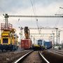 Szeged-Rendező állomásnál kisiklott tehervonat 2025. január 25-én