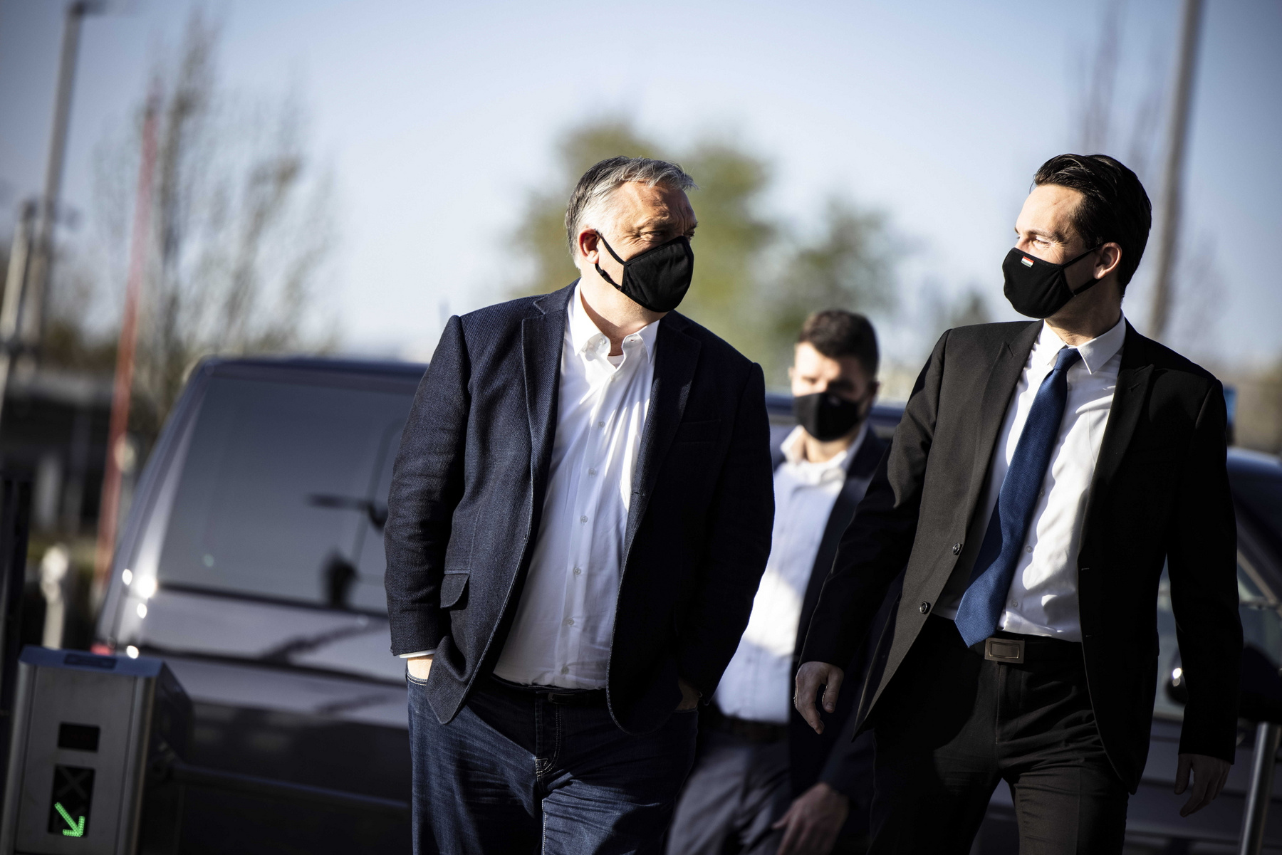 Orbán Viktor és Havasi Bertalan a Jó reggelt Magyarország! című műsorban 2024. október 11-én