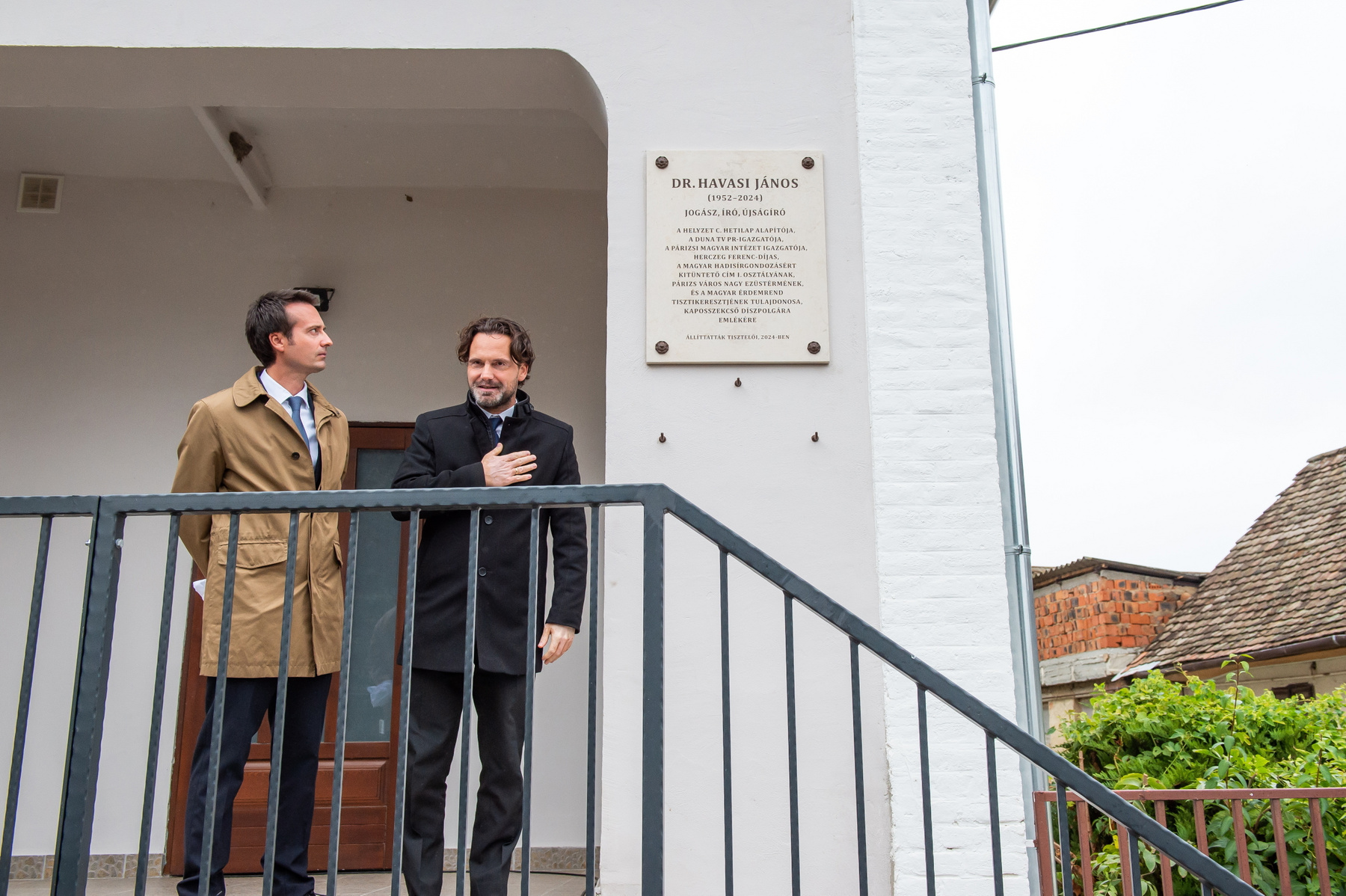 Orbán Viktor és Havasi Bertalan a Jó reggelt Magyarország! című műsorban 2024. október 11-én