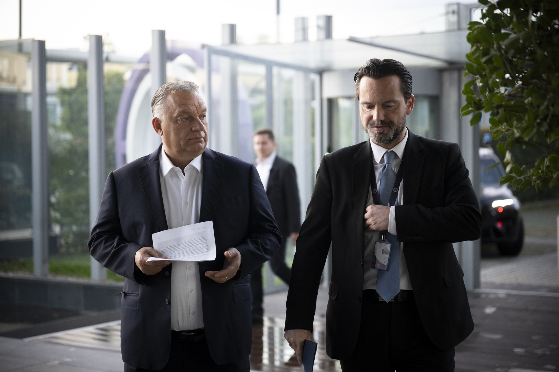 Orbán Viktor és Havasi Bertalan a Jó reggelt Magyarország! című műsorban 2024. október 11-én