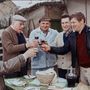 Bock József a '80-as években a családi pincénél a Jammertál dűlőben