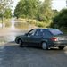 Rába áradása miatt lezárták Vas megyében a Molnaszecsőd - Döröske közötti utat