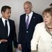 Nicolas Sarkozy, George A. Papandreou és Angela Merkel