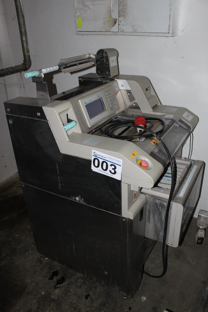 DIGI FX-3600 habtálcás csomagoló, mérleg és cimkenyomtató, kikiáltási ára 1300 euró