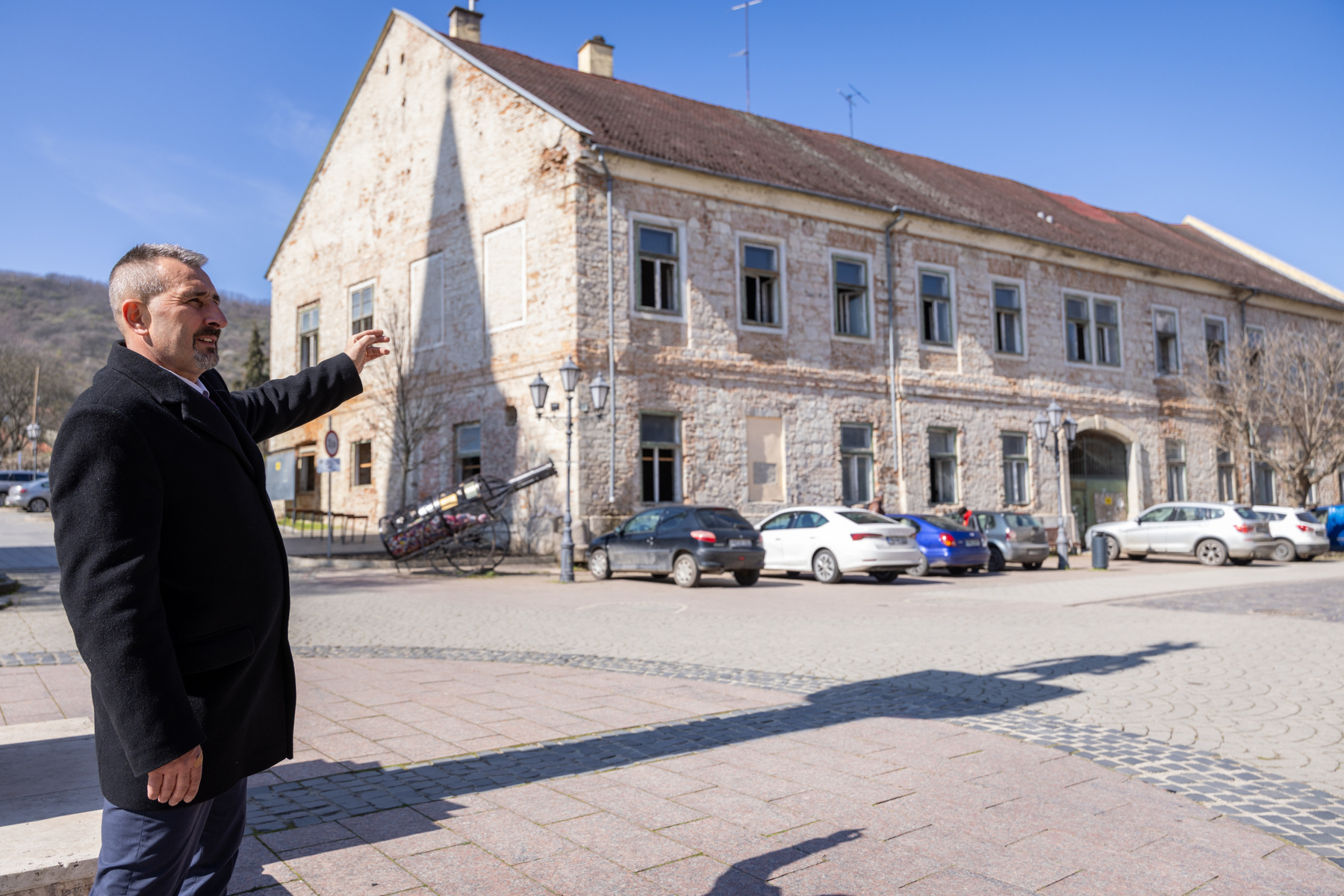 Az egykori Tokaj áruház helyén épülő épület látványterve