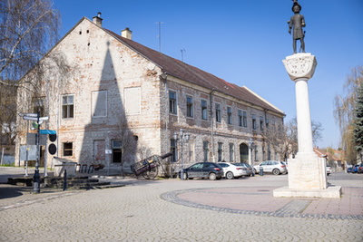 Az egykori Tokaj áruház helyén épülő épület látványterve