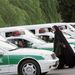 Irán: Teheráni rendőrnő a héten bevezetett öltözködési előírások betartatására figyelmeztető redőrségi akción.
