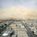 Szaúd-Arábia: Homokvihar Rijádban messziről