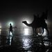 Pakisztán: Éjjeli fürdőzés Karachi tengerpartján