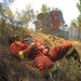 Spanyolország: Autóbalesetben megsérült egy erdőtűzzel küzdő tűzoltó.