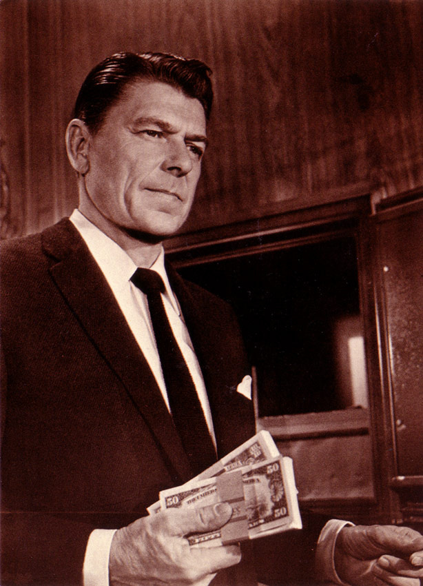 Jack Browning maffiafőnök megformálása Reagan színészi pályafutása egyetlen negatív szerepe volt.