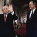 Gorbacsov és Bush, 1990. június 3-án, a Fehér Házban. Itt már a Szovjetúnió elnökeként vett részt a kétoldalú csúcstalálkozón.