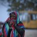 Szudáni menekült a líbiai-tunéziai határon