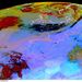Az Eumetsat meteorológiai műhold képén látható az Európa feletti hamufelő
