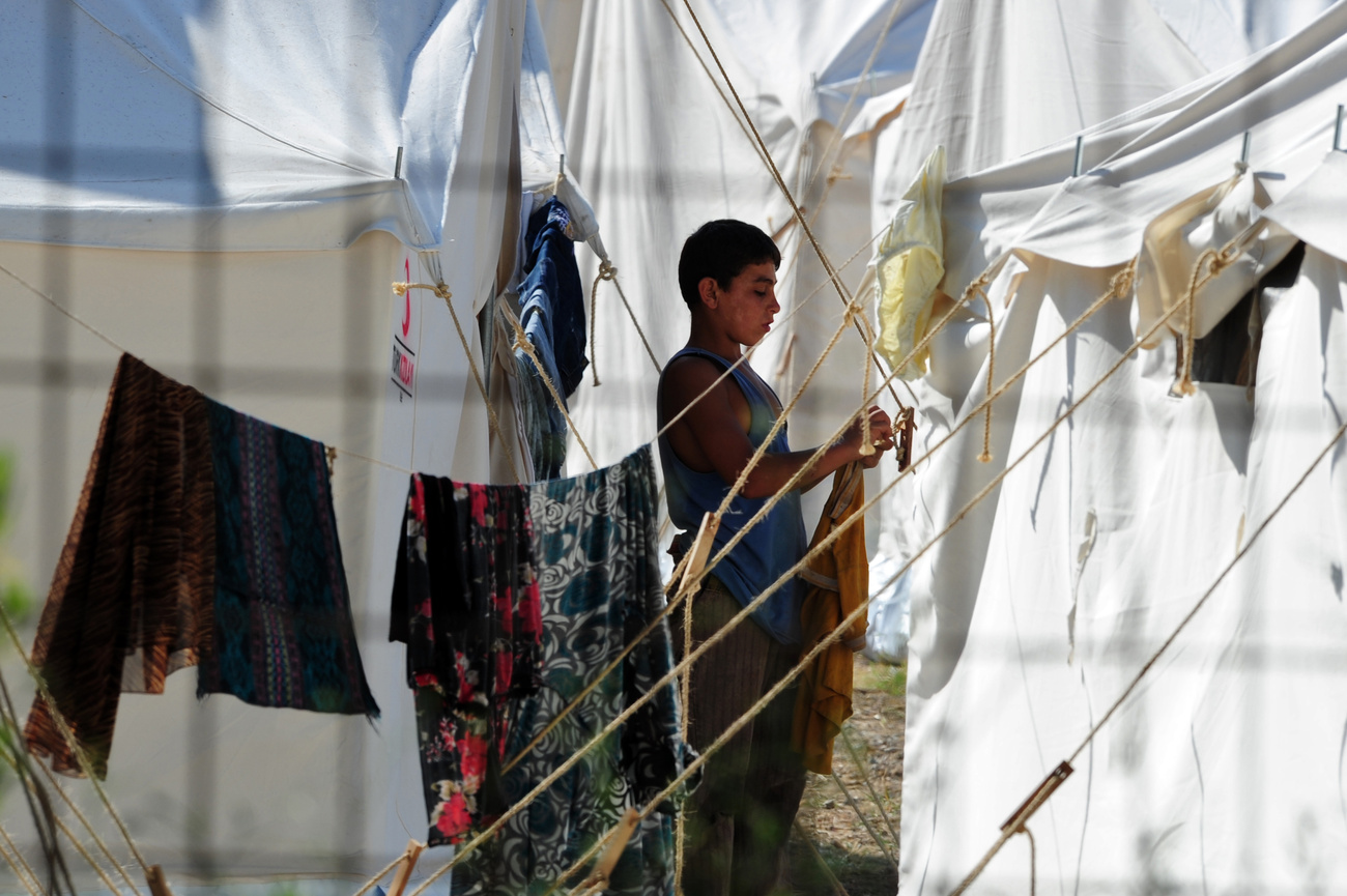 Sebesült szír férfi török kórházban