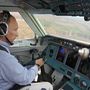 2010. augusztus 10. A miniszterelnök tűzoltó-repülőgépet vezet a nagy orosz erdőtüzek idején.