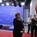 Angela Merkel német kancellár nyilatkozik