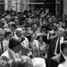 1986. Budapest. Mihail Gorbacsov, a Szovjetunió Kommunista Pártja Központi Bizottságának főtitkára Kádár János, az MSZMP főtitkára és felesége társaságában a Váci utcában sétál.