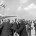 Moszkva, 1968. június 27. Megérkezett Moszkvába a magyar párt- és kormányküldöttség. A vnukovoi reptéren A.N. Koszigin üdvözli Fock Jenőt (b2), az MSZMP PB tagját, mögöttük Aczél György (b1), az MSZMP KB titkára. N.V. Podgornij (előtérben, j1), a Szovjetunió Kommunista Pártja Központi Bizottsága (SZKP KB) Politikai Bizottságának tagja, a Szovjetunió Legfelsőbb Tanácsának elnöke üdvözli Kádár Jánost.