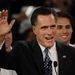 Mitt Romney még a vártnál is magabiztosabb győzelmet aratott, beszédében nem is igazán foglalkozott republikánus riválisaival, inkább az elnököt, Obamát támadta.